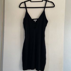 Tobi Black Bodycon Mini Dress [S]